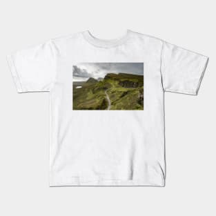 September in Scotland, The Quiraing on the Isle of Skye Kids T-Shirt